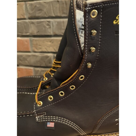 Thorogood Boots Men’s 11EE Dark Brown Leather Waterproof USA main image 4